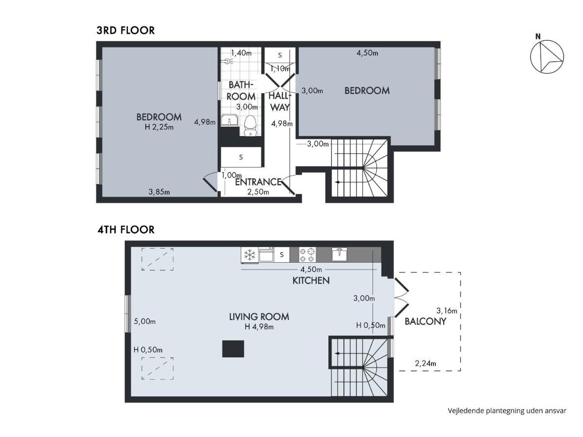 Sanders Main - Endearing Two-Bedroom Duplex Apartment With A Balcony Next To Magical Nyhavn Κοπεγχάγη Εξωτερικό φωτογραφία